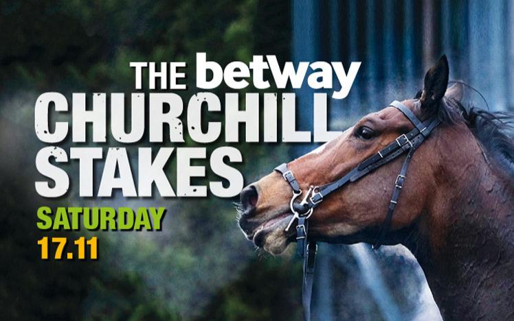 Promotional banner for a racing event.