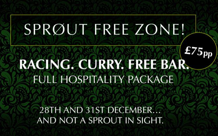 Promotional banner for a racing event.