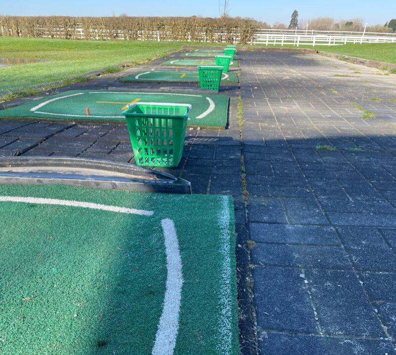 Multiple targets on the driving range allow you to practice every element of your game