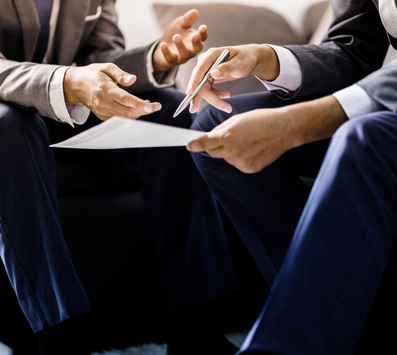 An important document is about to be signed.