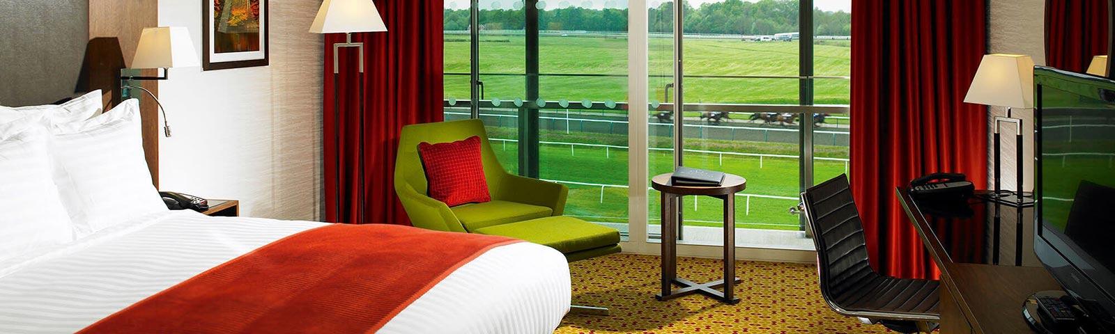 Example interior of a room at the Marriott hotel at Lingfield Park Resort.